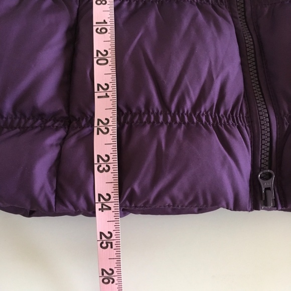 Tommy Hilfiger Womens Sz L Purple Down Quilted Puffer Vest Jacket Logo Flag - Picture 12 of 12